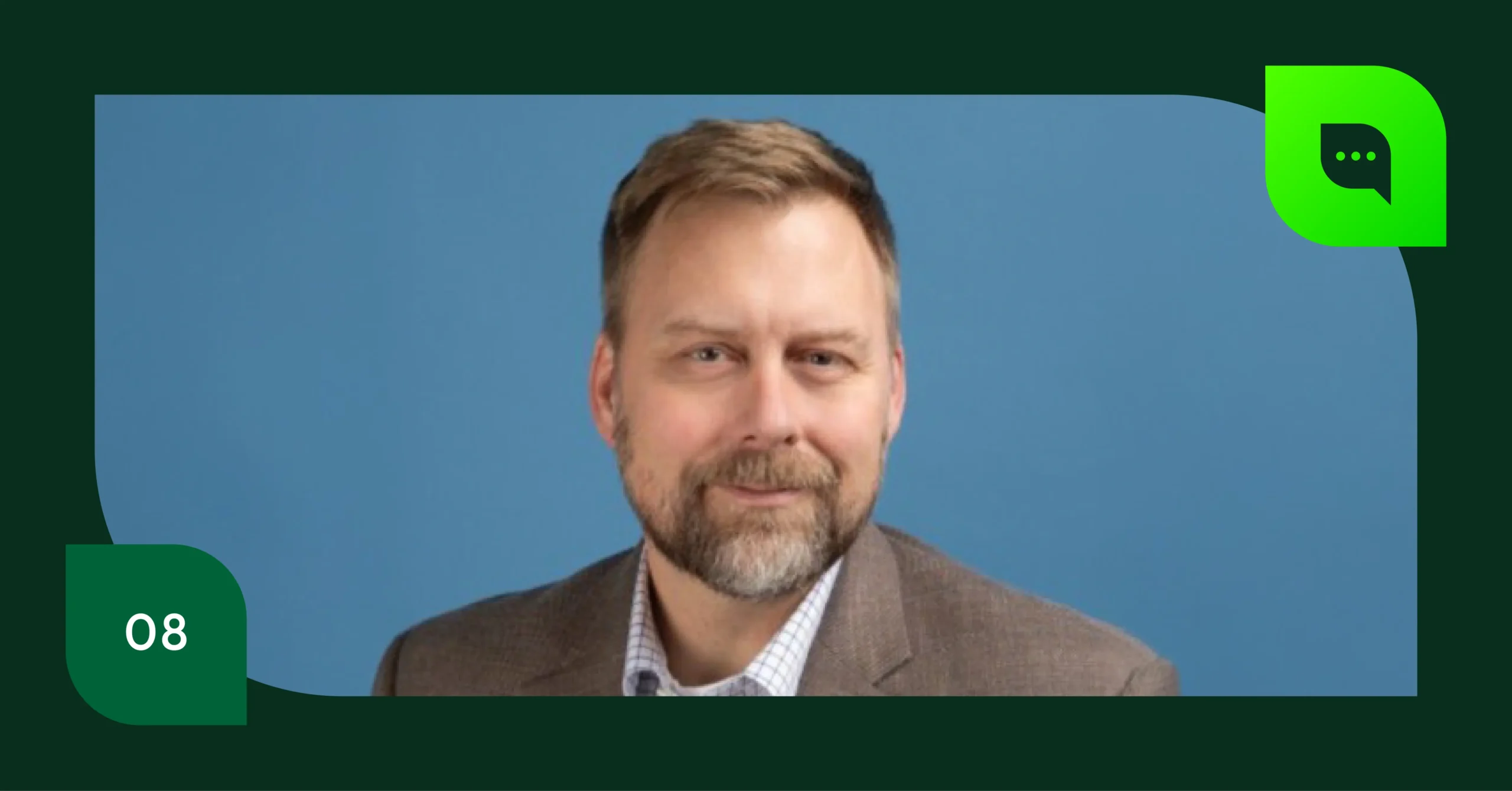 Headshot of Mike Smith, episode 8 of Riveo Impact Lab.